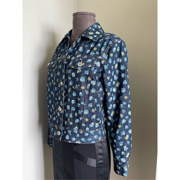Coach Floral Denim  Jacket - Picture 8 of 10